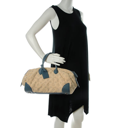 Louis Vuitton Denim Speedy Round Blue 2 of 8