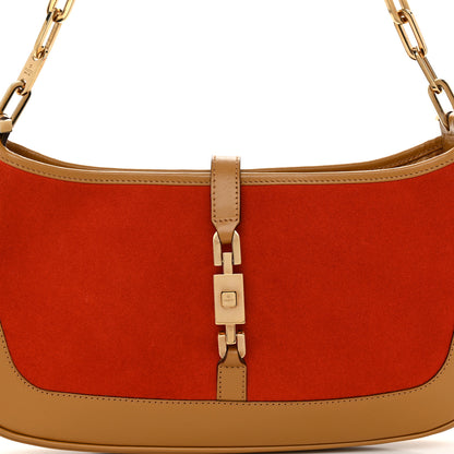 Gucci Monogram Jackie O Chain Hobo Orange 8 of 10