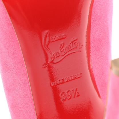 Christian Louboutin Suede Decoltish 100 Pumps 39.5 Pink 6 of 10