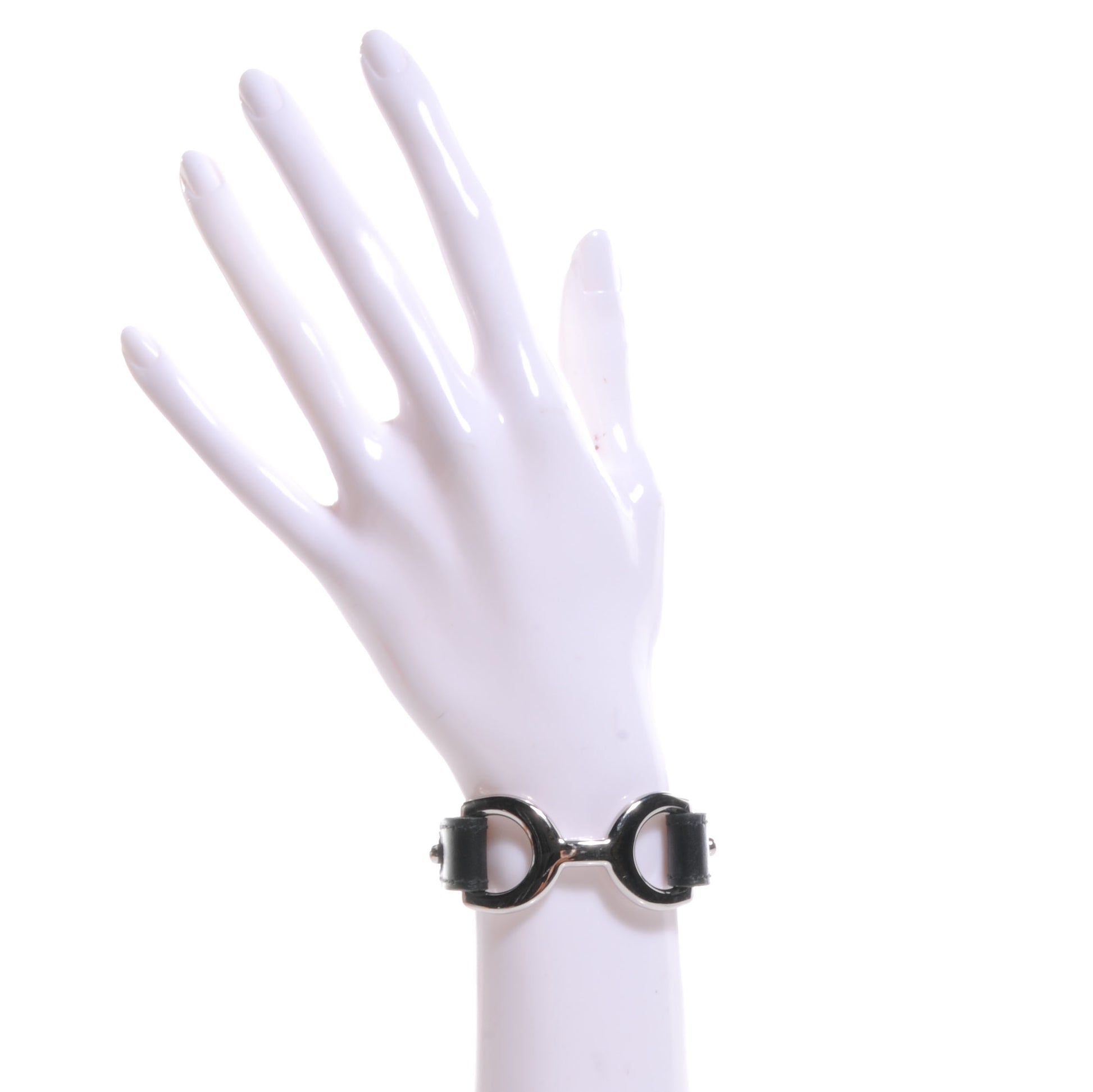 Hermes Chamonix Pavane Bracelet Noir Large Black 2 of 5