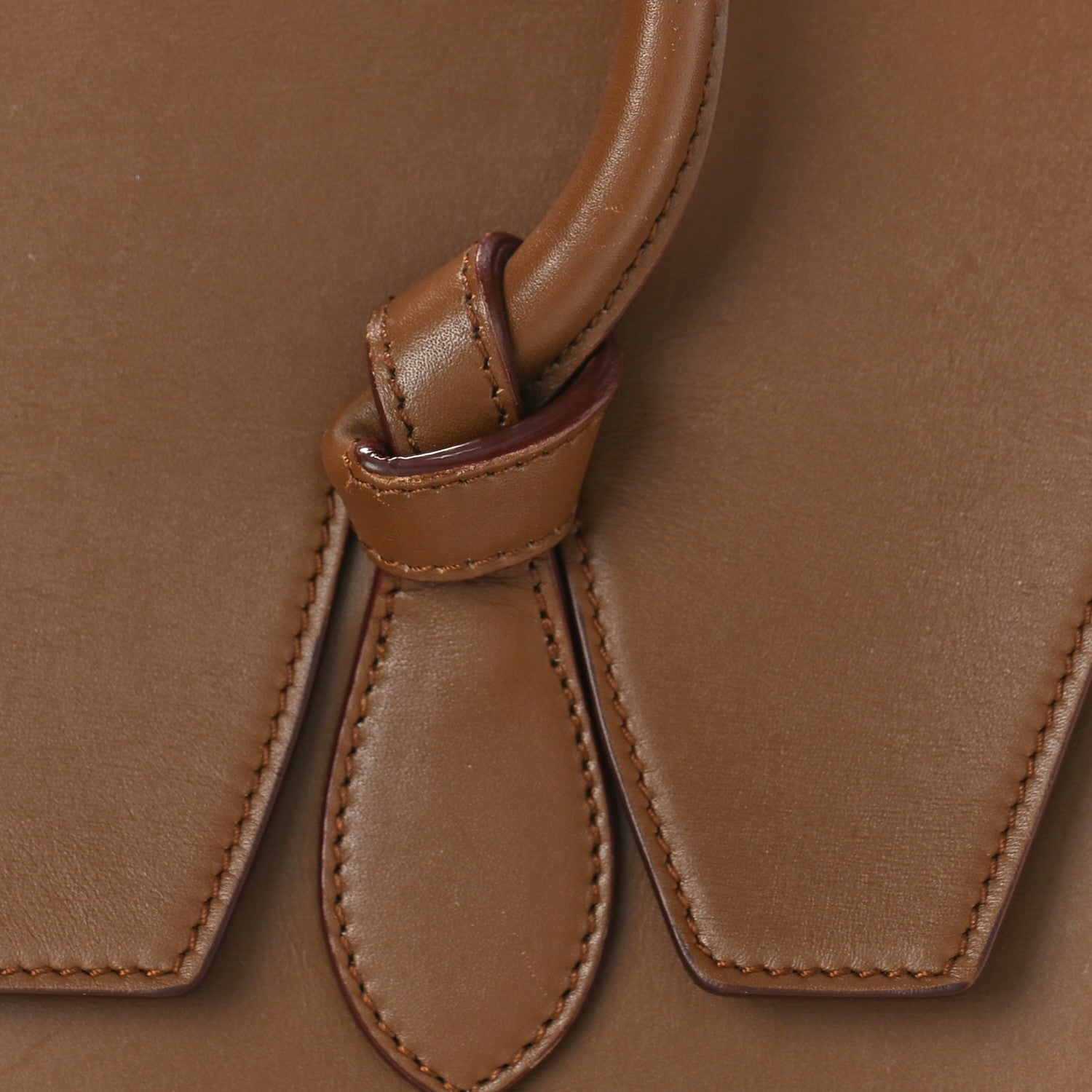 Celine Palmelato Calfskin Mini Tie Knot Tote Camel 12 of 17