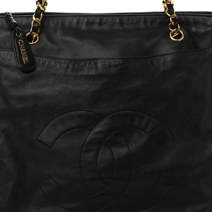 Chanel Lambskin CC Shoulder Bag Black 8 of 12