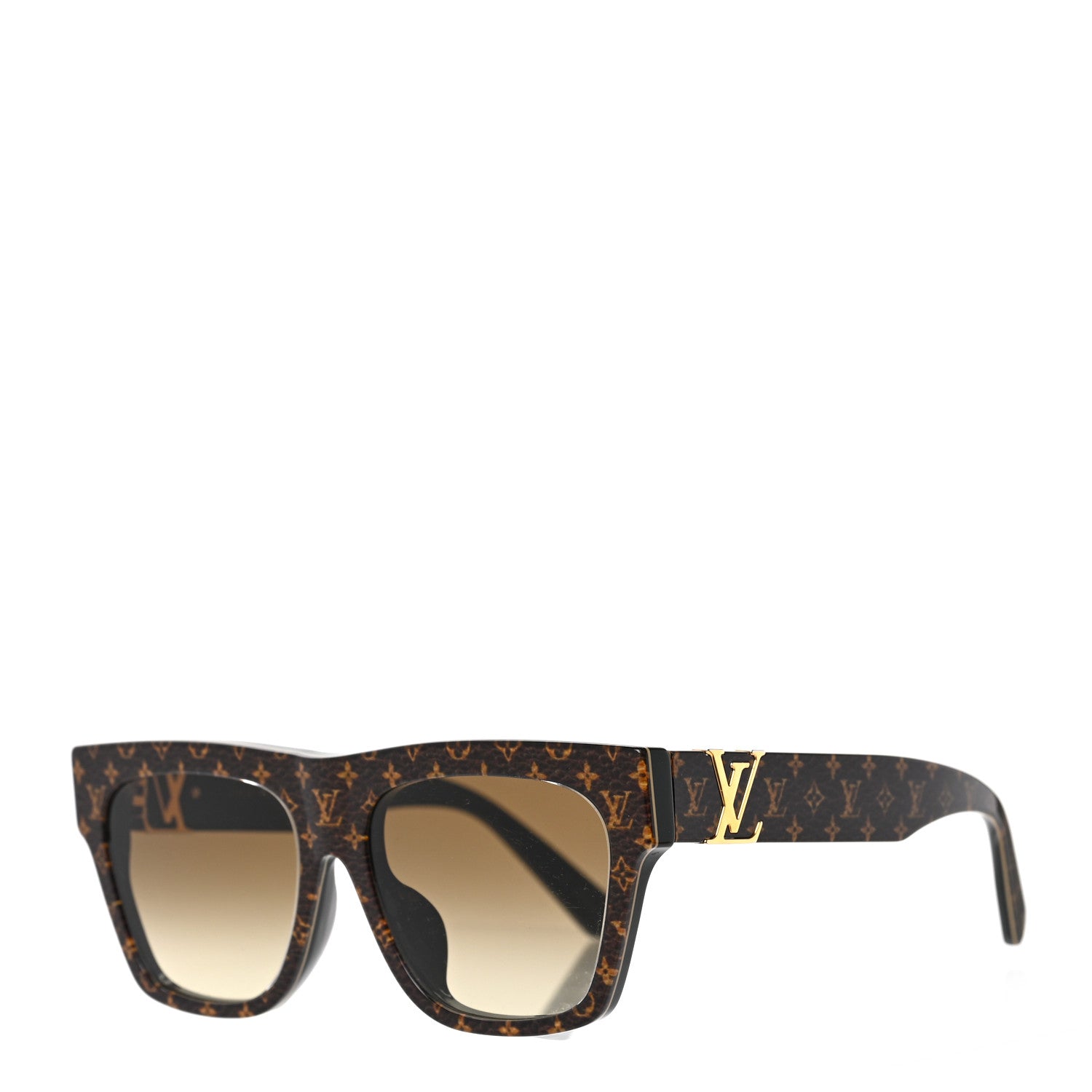 Louis Vuitton Acetate Monogram Sunglasses ZI511E Brown 1273004
