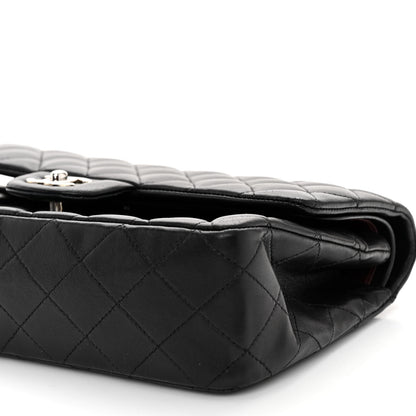 Chanel Lambskin Quilted Medium Double Flap Black 10 of 10