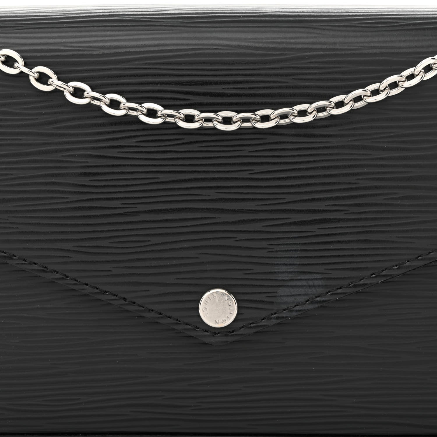 Louis Vuitton Epi Pochette Felicie Black 10 of 14