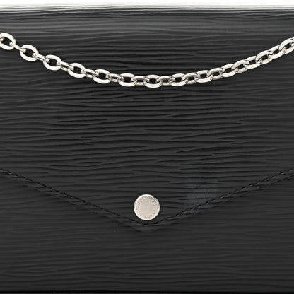 Louis Vuitton Epi Pochette Felicie Black 10 of 14