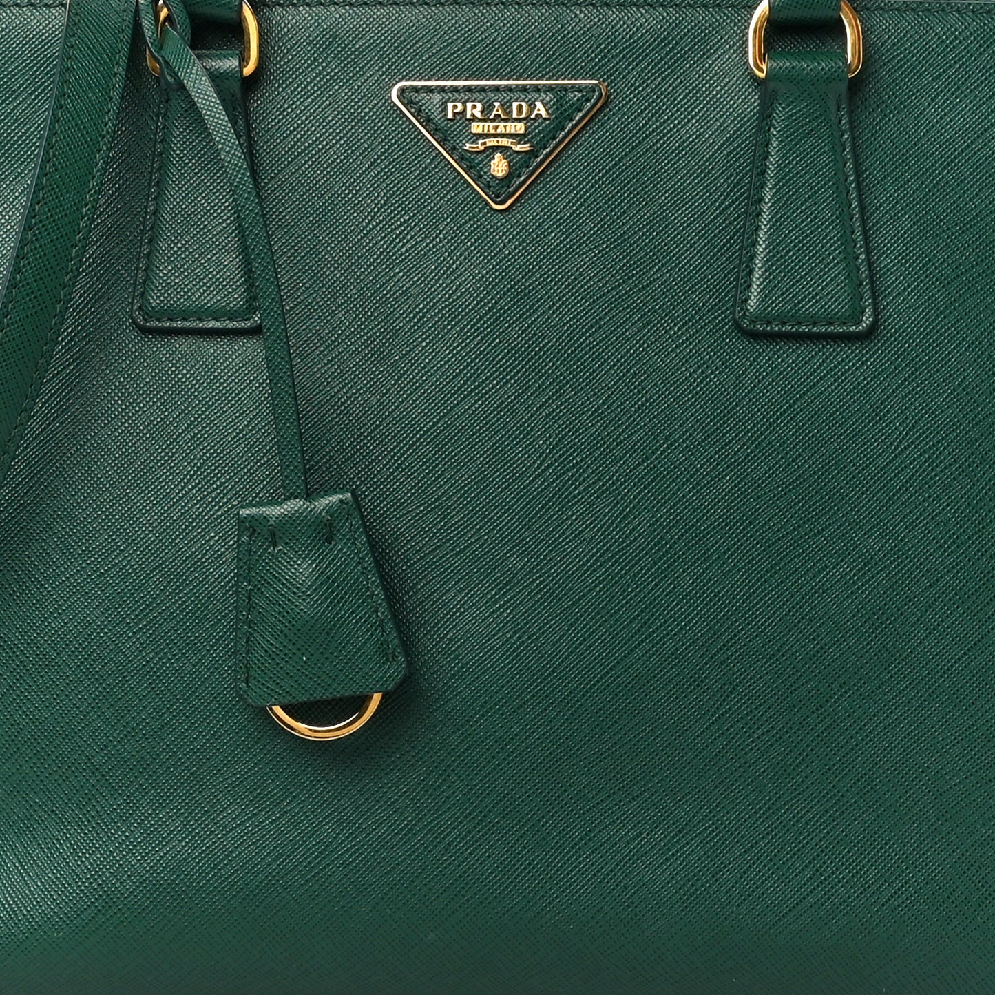 Saffiano Medium Galleria Double Zip Tote Biliardo
