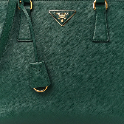 Prada Saffiano Medium Galleria Double Zip Tote Biliardo 9 of 11