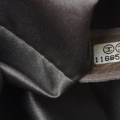 Chanel Lambskin Patent Calfskin Brooklyn Patchwork Flap Black 7 of 7