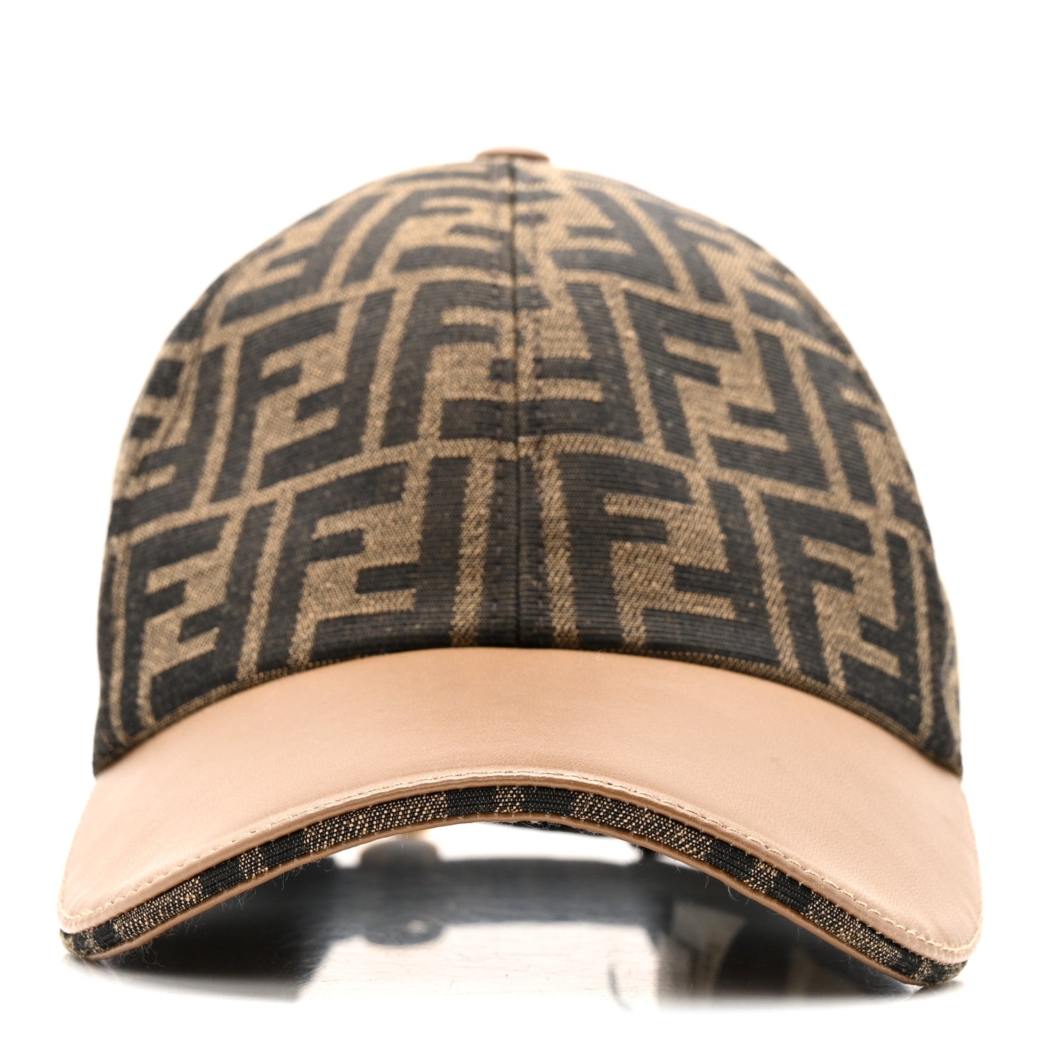 Fendi Canvas FF Reloaded Baseball Hat Tobacco Dark Brown 1813870