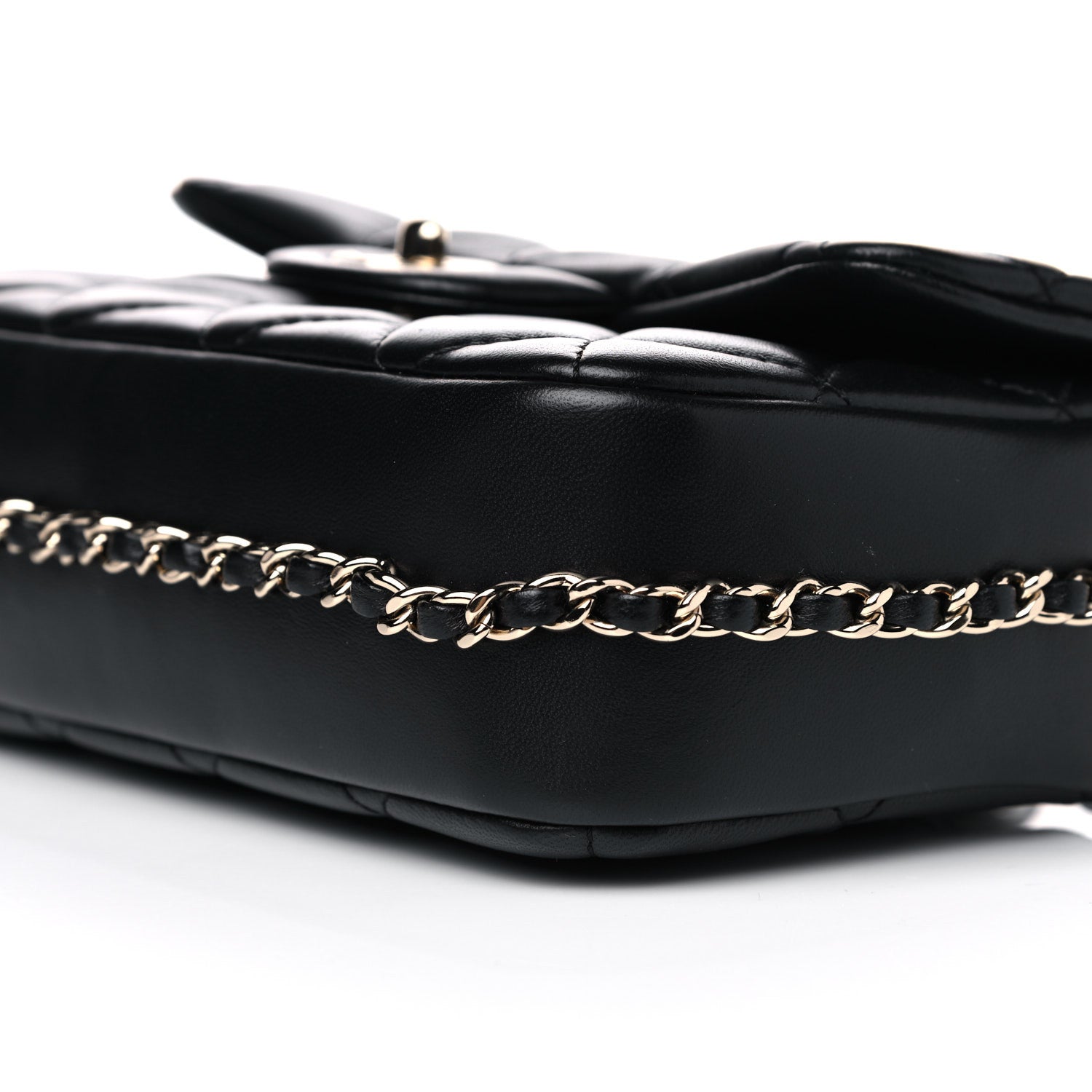 Chanel Lambskin Quilted Small My Precious Flap Black 9 of 10
