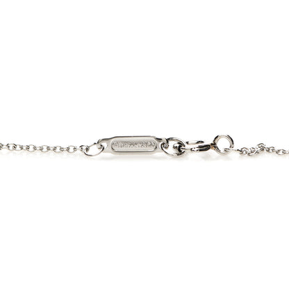 Tiffany Platinum Diamond .61ct Solitaire Pendant Necklace 5 of 6