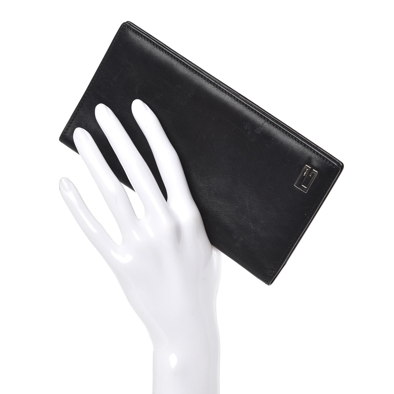 Gucci Calfskin G Long Wallet Black 2 of 11