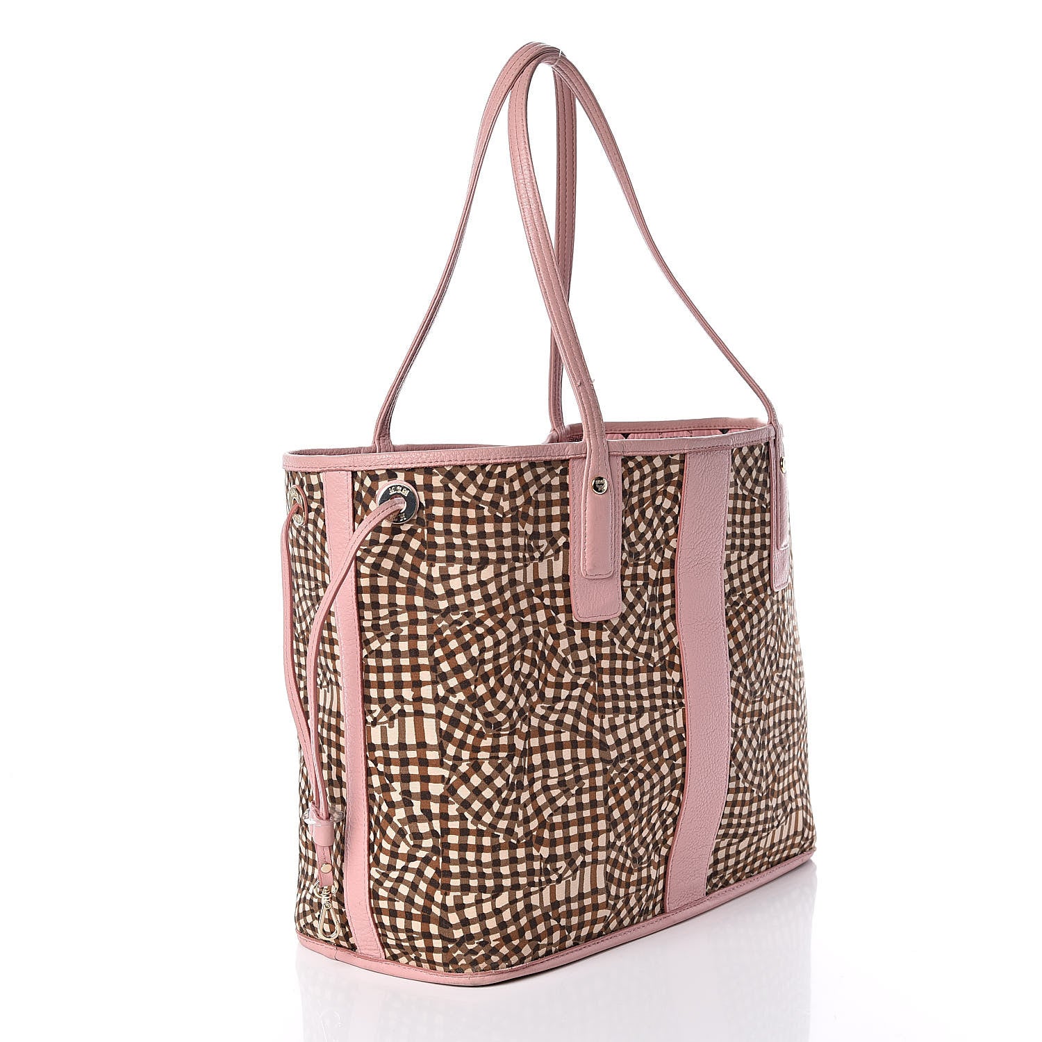 MCM Visetos Medium Liz Reversible Shopper Tote Soft Pink 6 of 20
