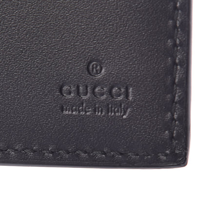 Gucci Guccissima Avel Continental Flap Wallet Black 6 of 8