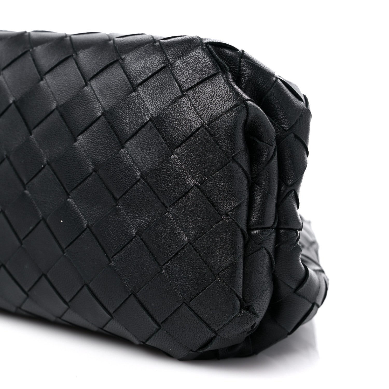 Bottega Veneta Nappa Maxi Intreccio The Pouch Oversized Clutch Black 8 of 12