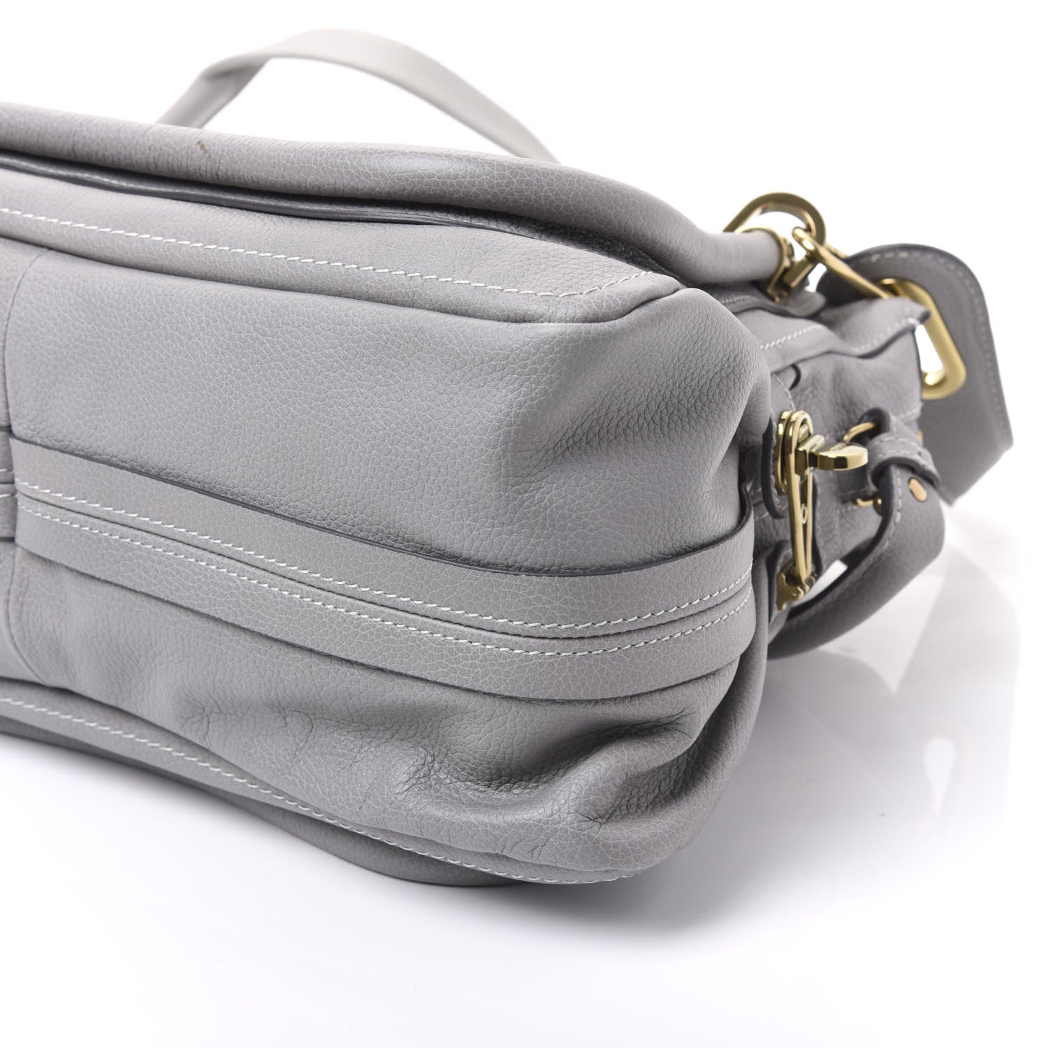 Chloe Calfskin Medium Paraty Cashmere Grey 6 of 8