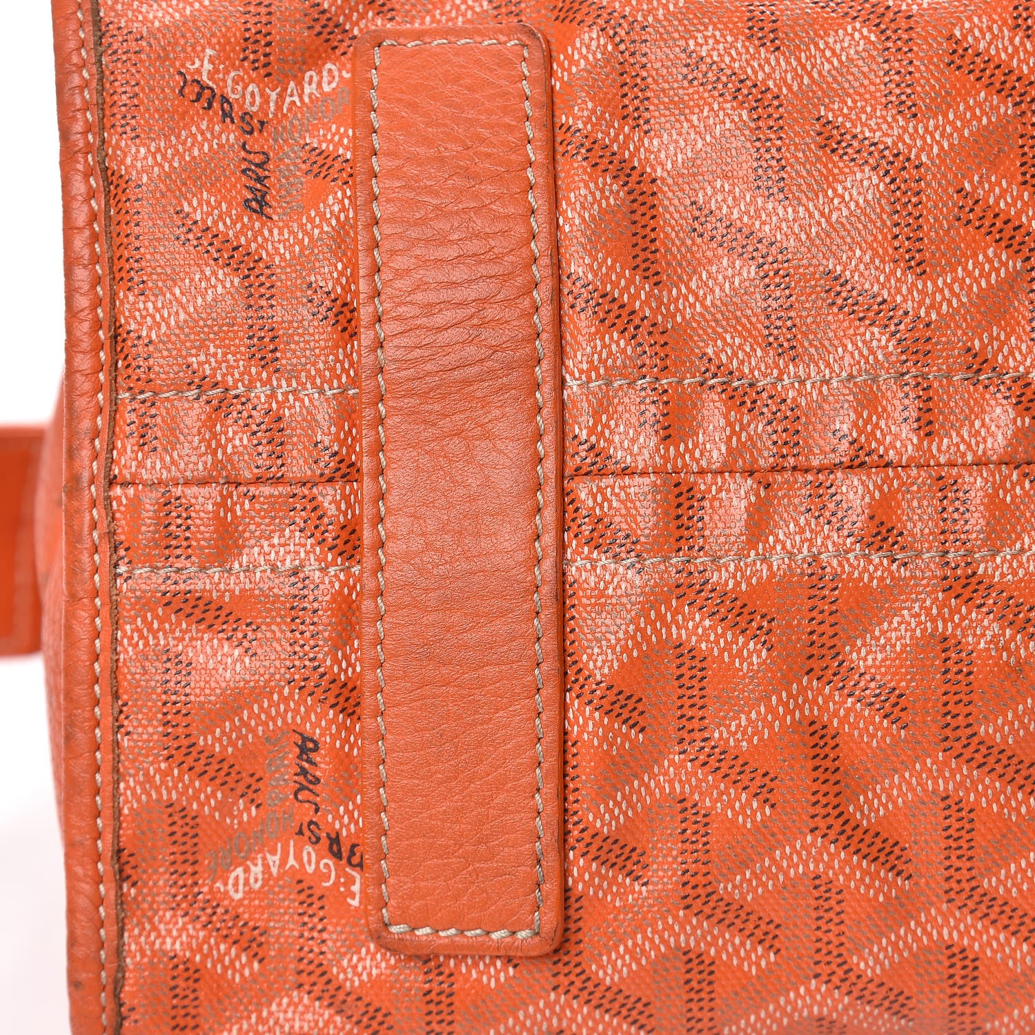 Goyard Goyardine Sac Hardy Pet Carrier PM Orange 20 of 36