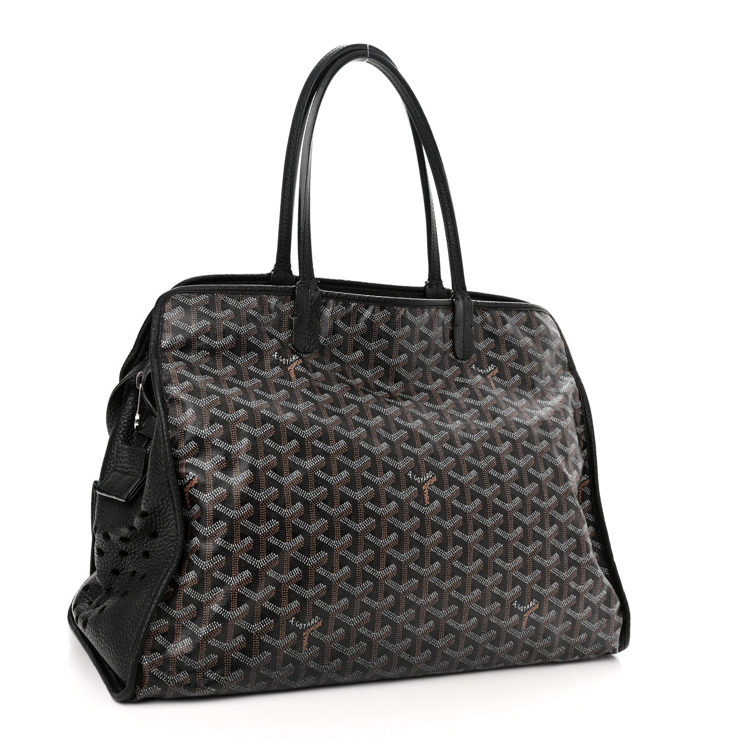 Goyard Goyardine Sac Hardy Pet Carrier PM Black 3 of 17