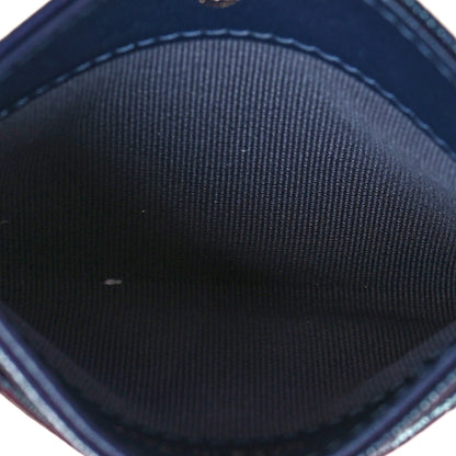 Chanel Iridescent Caviar Quilted Card Holder Dark Blue 5 of 9