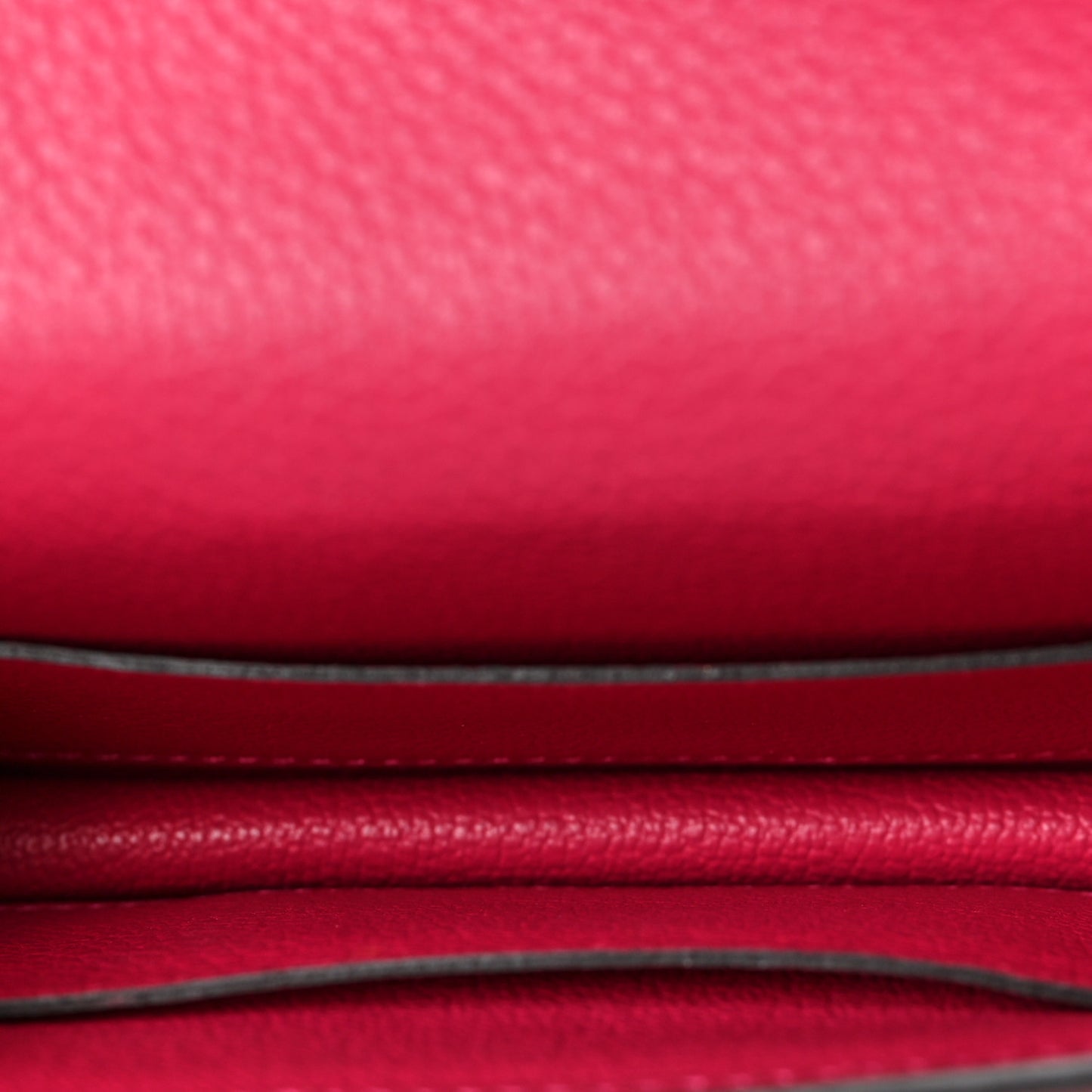 Evercolor Bi-Color Constance Slim Wallet Framboise Rouge Sellier