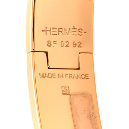 Hermes Enamel Narrow Clic Clac H Bracelet GM White 4 of 5