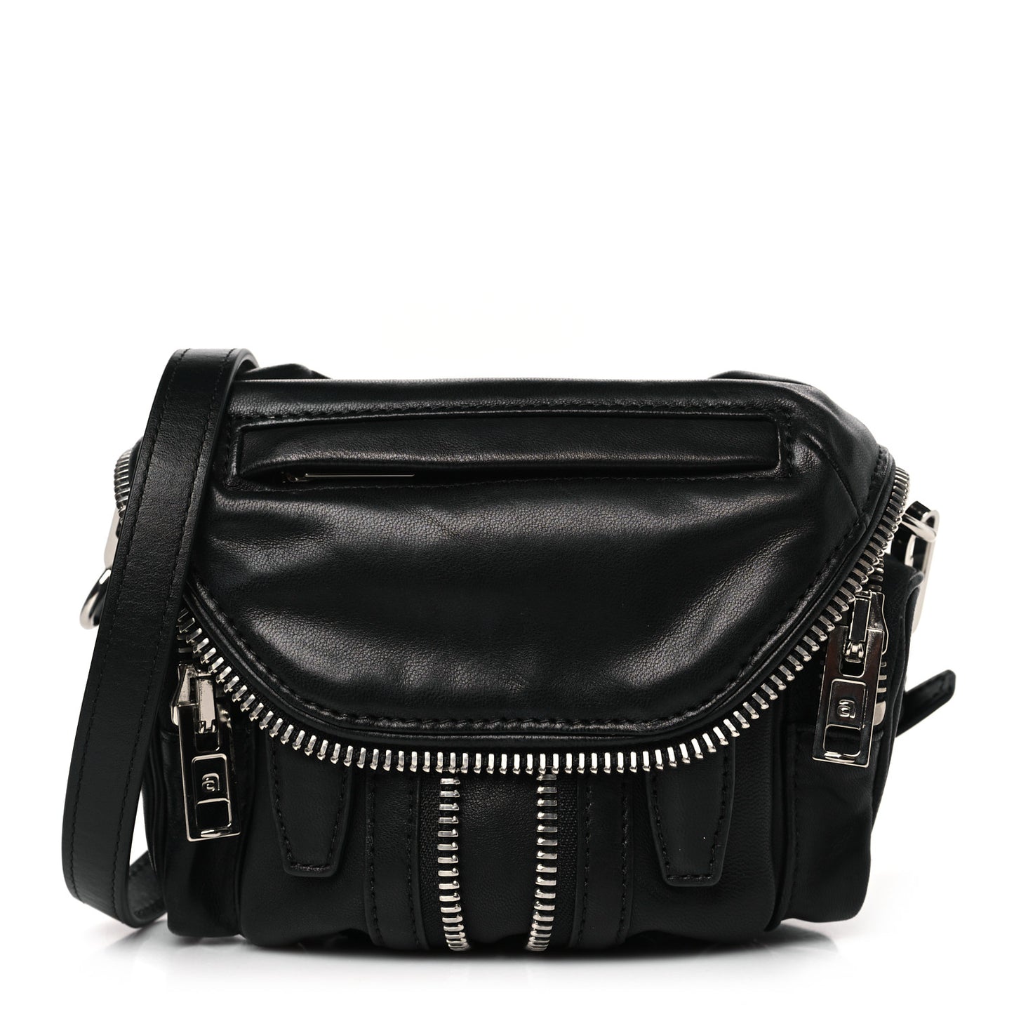 Lambskin Micro Marti Crossbody Black