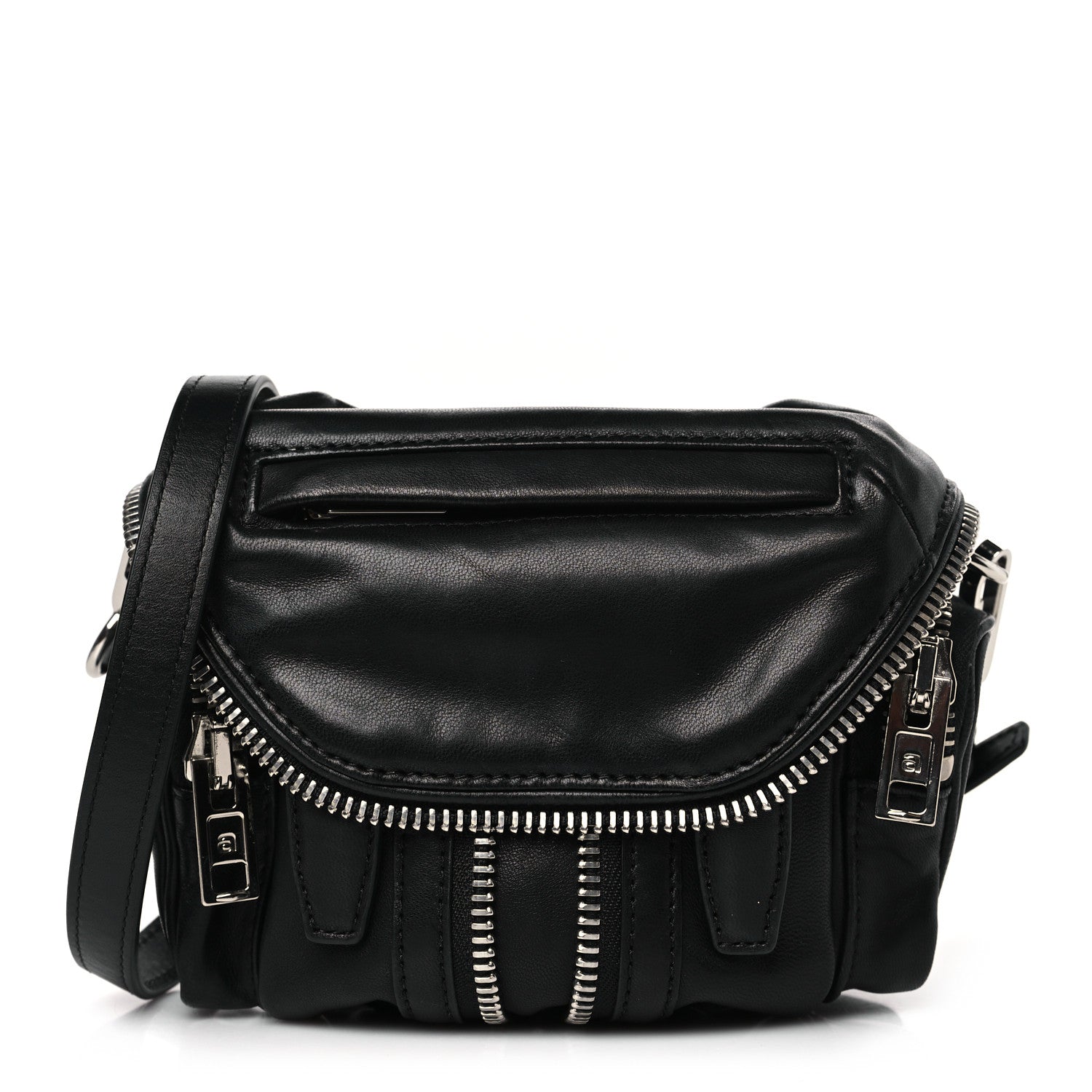 Alexander Wang Lambskin Micro Marti Crossbody Black 1 of 8