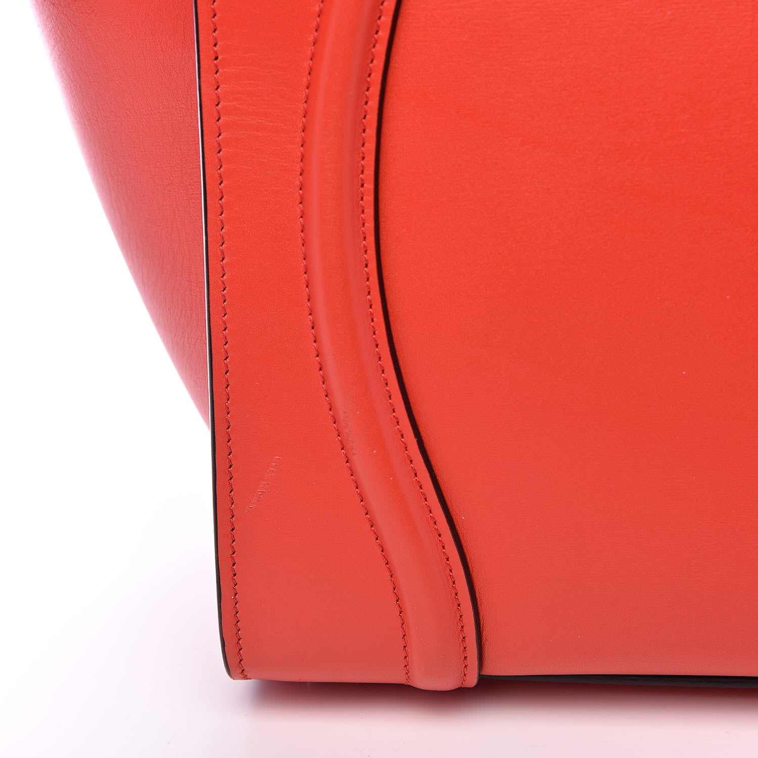 Celine Smooth Calfskin Mini Luggage Coquelicot 18 of 18