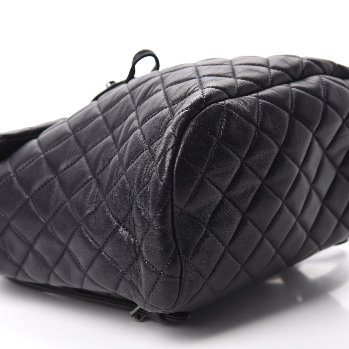Lambskin Quilted Small Urban Spirit Backpack Navy