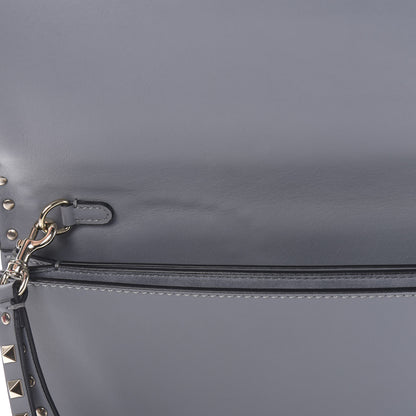 Valentino Garavani Nappa Monogram Kimono 1997 Print Rockstud Wristlet Clutch Grey 7 of 9