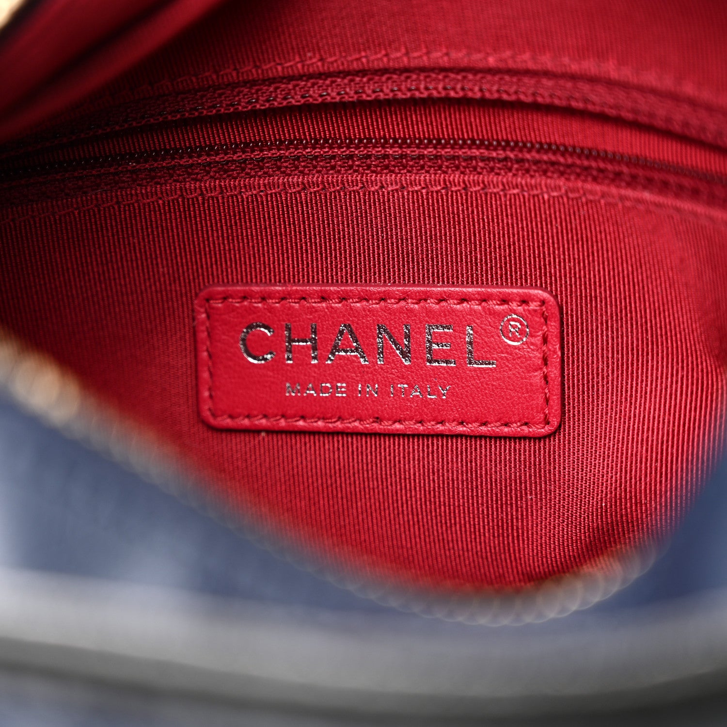Chanel Aged Calfskin Quilted Small Gabrielle Hobo Navy Black 6 of 10