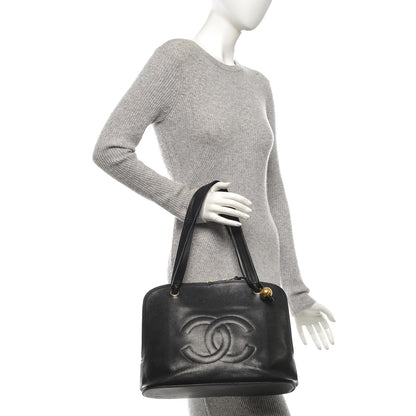 Chanel Caviar CC Shoulder Bag Black 2 of 11