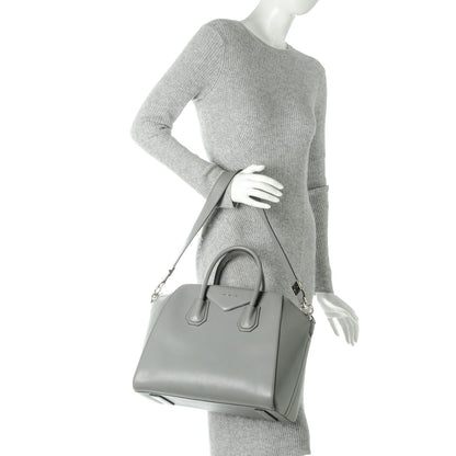 Givenchy Sugar Goatskin Medium Antigona Pearl Grey 2 of 10