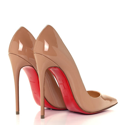 Christian Louboutin Patent So Kate 120 Pumps 37 Nude 4 of 12
