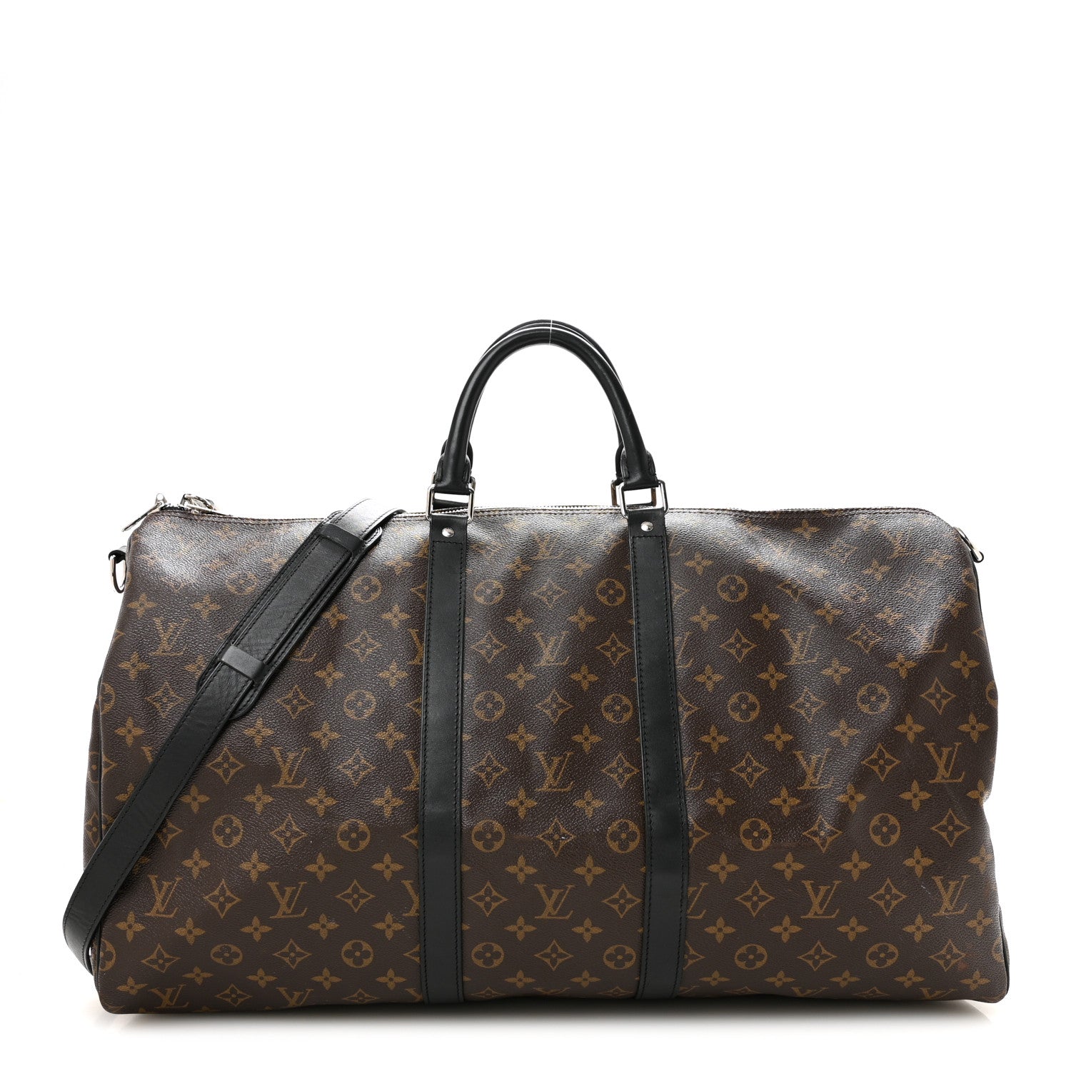 Louis Vuitton Monogram Macassar Keepall Bandouliere 55 1 of 13