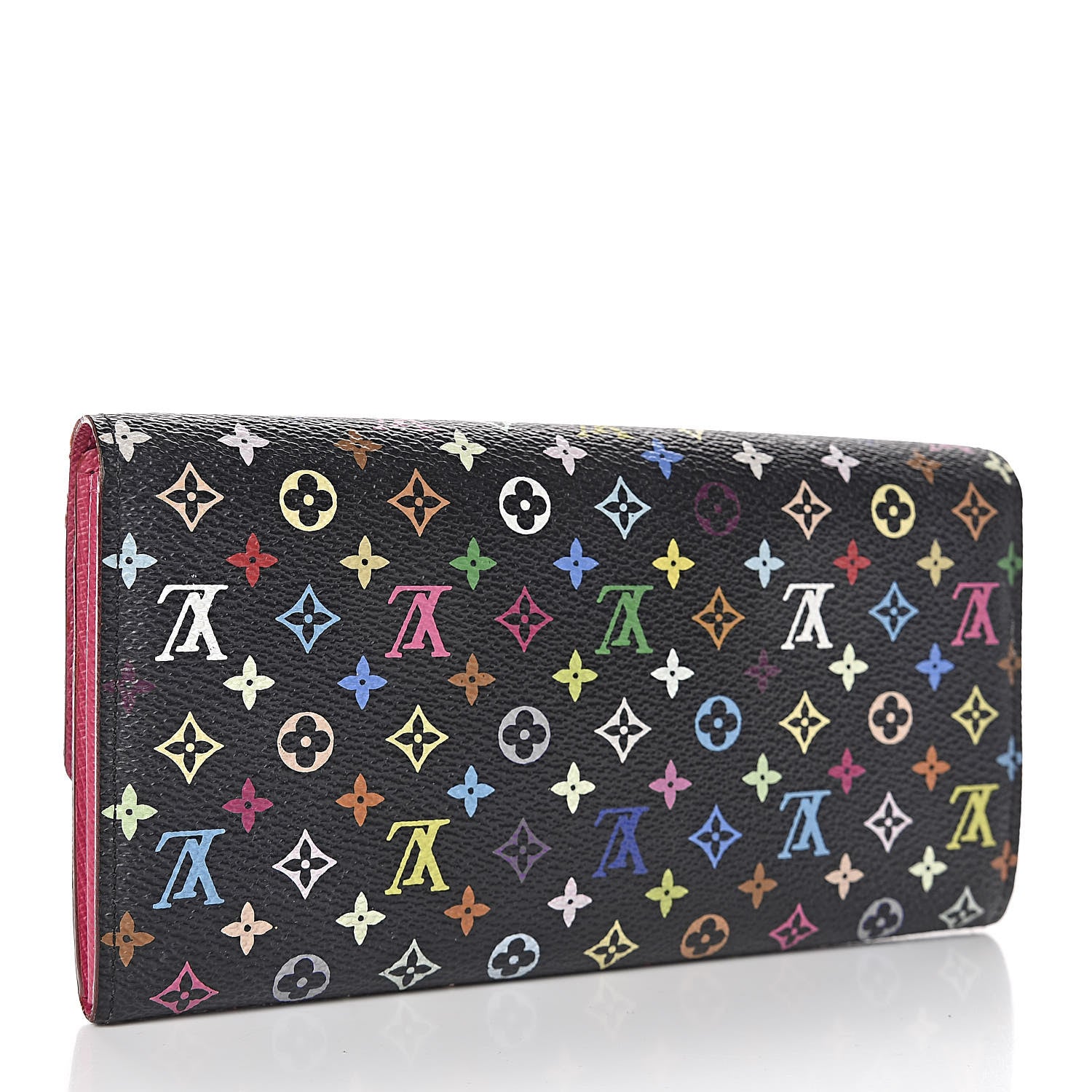 Louis Vuitton Monogram Multicolor Sarah Wallet Black Grenade 3 of 8