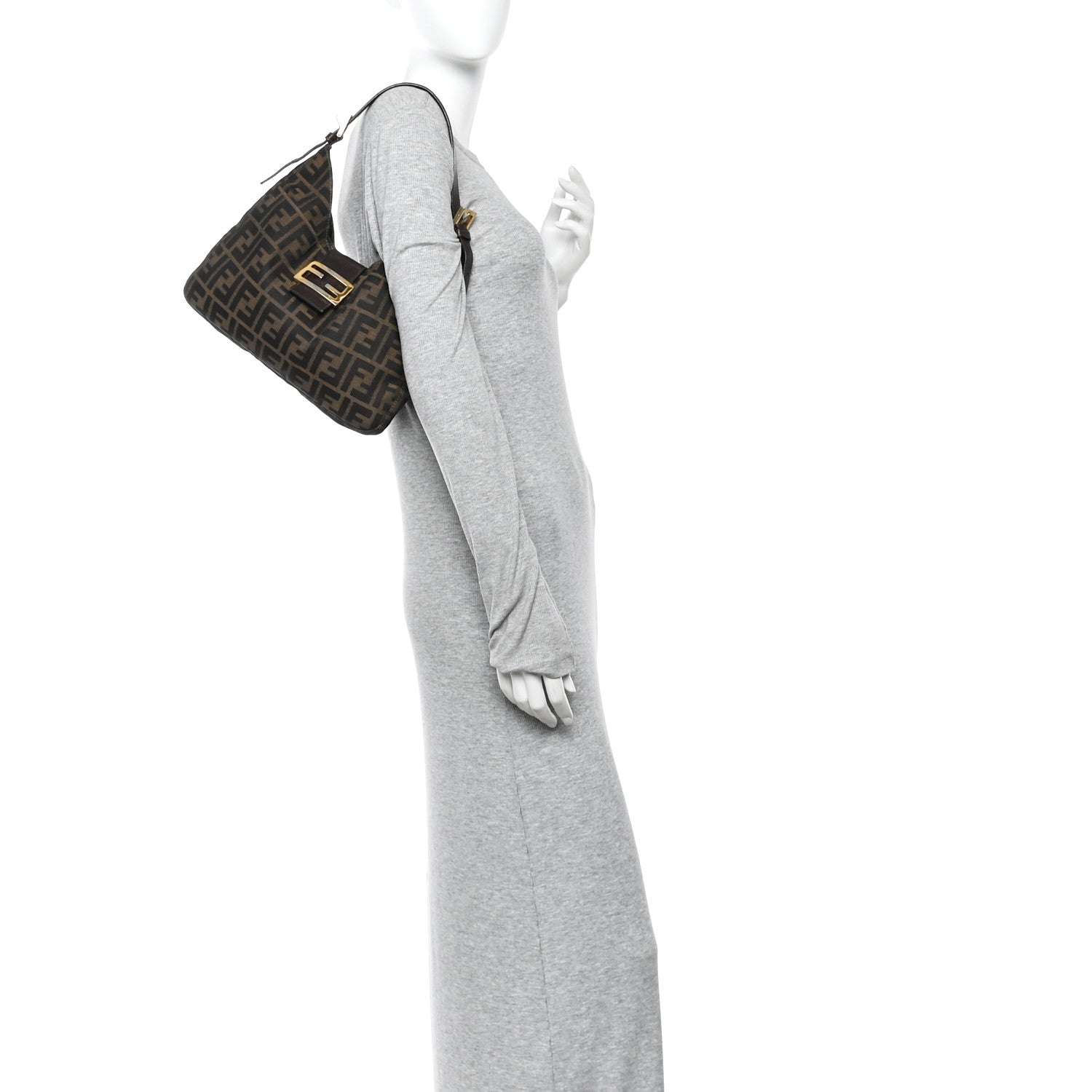 Fendi Zucca Hobo Tobacco 2 of 10