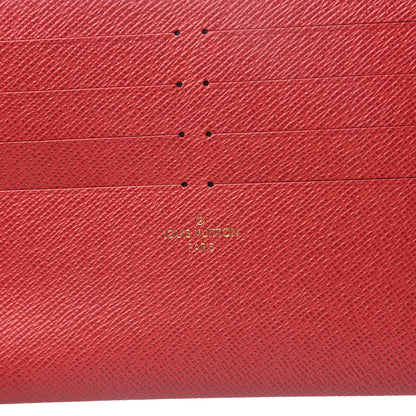 Louis Vuitton Calfskin Felicie Card Holder Insert Cherry 5 of 5