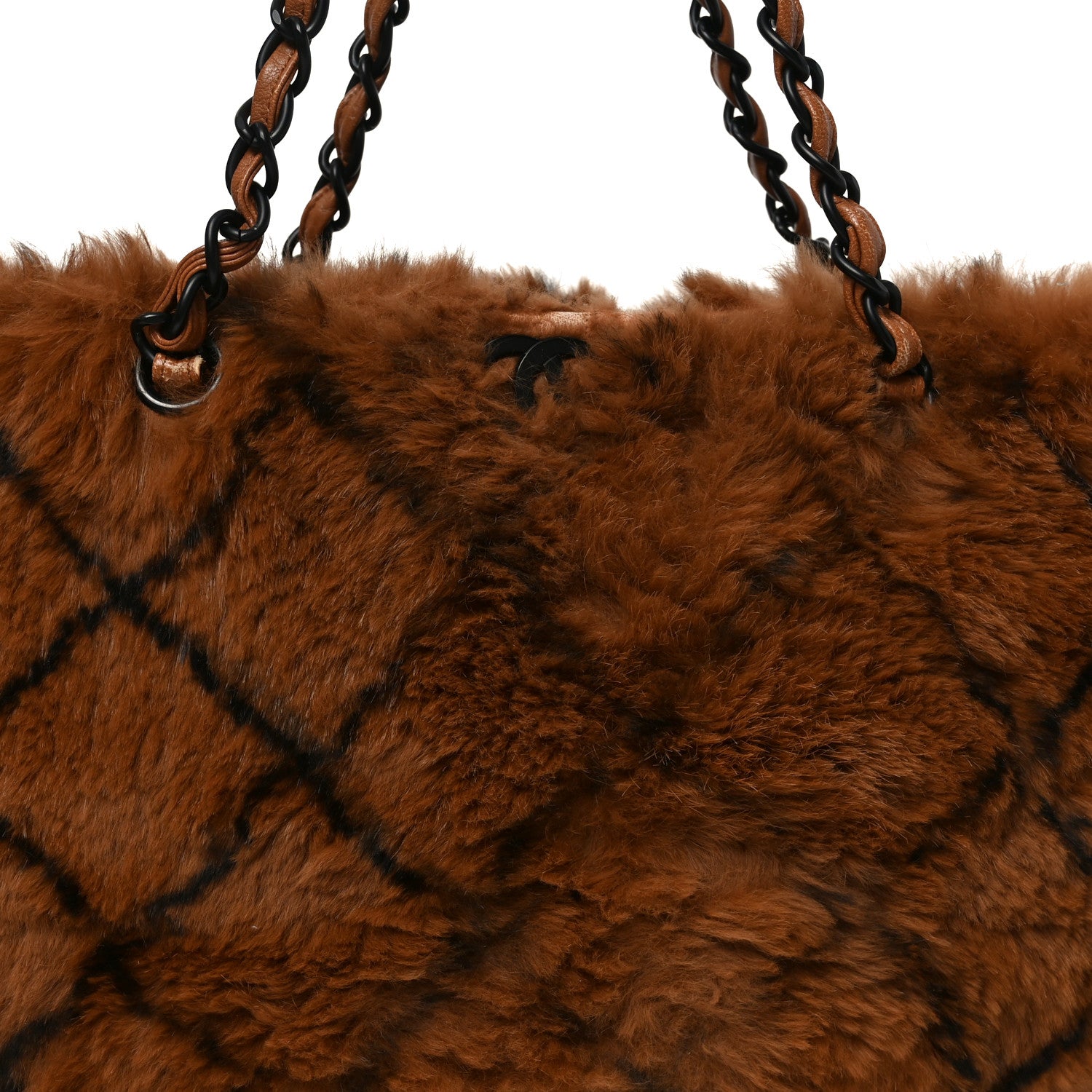 Chanel Lapin Fur Quilt Pattern Tote Brown 1873106 – FASHIONPHILE