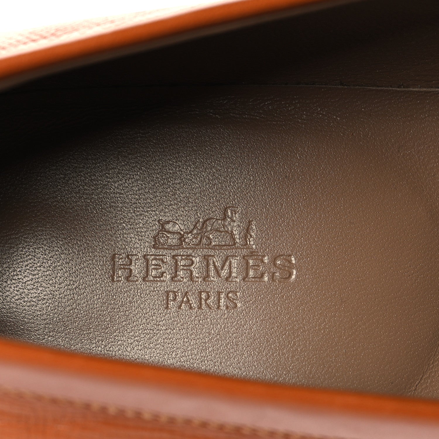 Hermes Epsom Womens Destin Loafer 39 Naturel 9 of 10