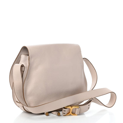 Chloe Calfskin Medium Marcie Round Crossbody Bag Abstract White 3 of 10