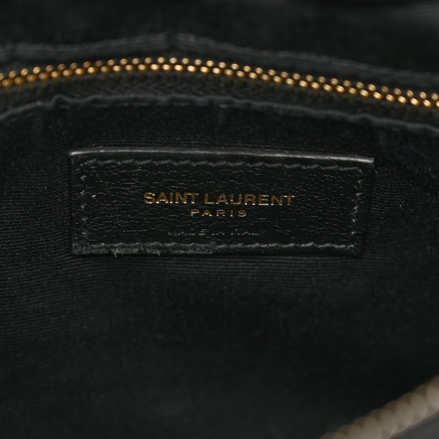 Saint Laurent Calfskin Y Quilted Monogram Medium Loulou Chain Satchel Black 7 of 12