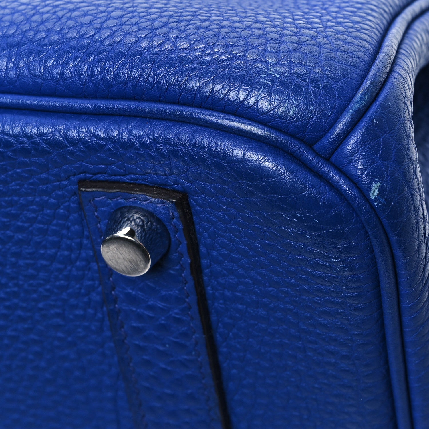 Hermes Togo Birkin 35 Bleu Electrique 11 of 13