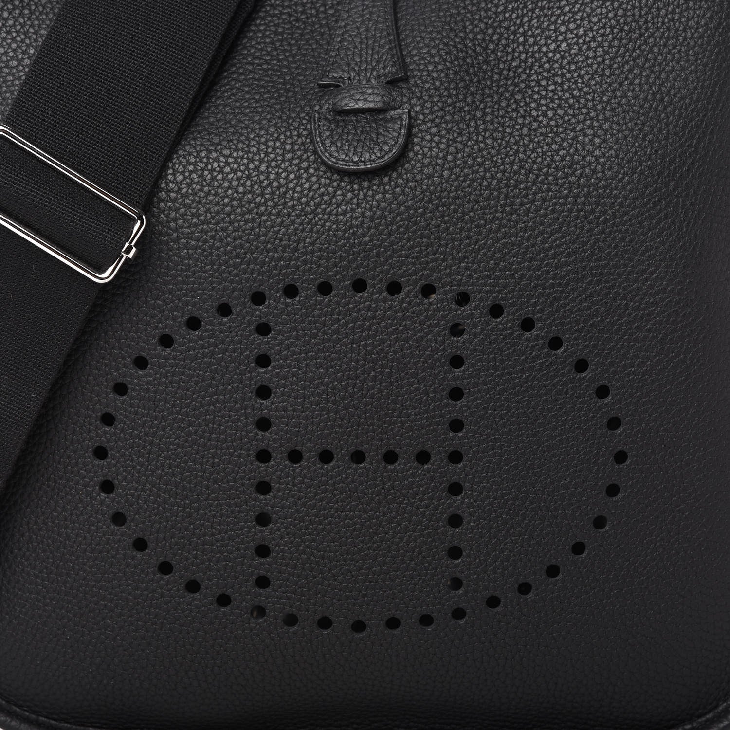 Hermes Taurillon Clemence Evelyne III PM Black 9 of 10