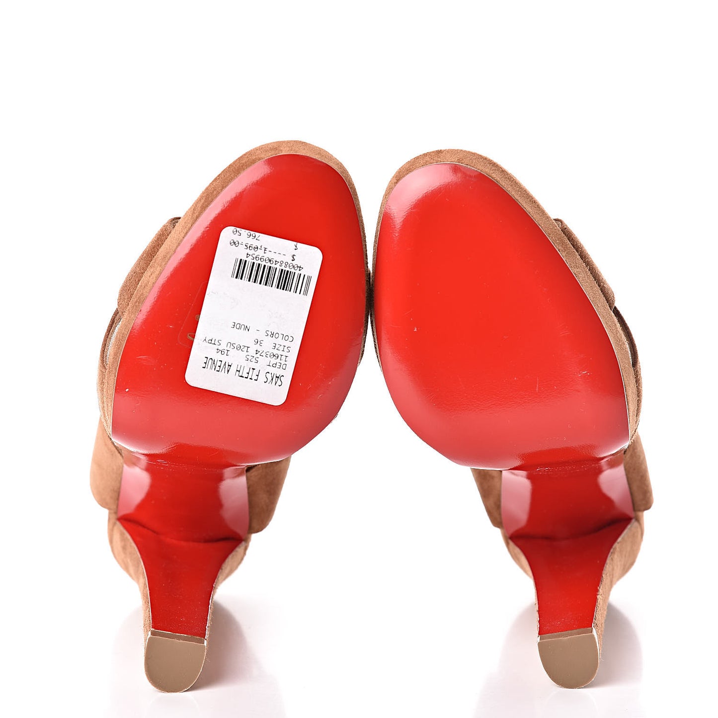 Suede Apron Lili 120 Pumps 36 Noisette