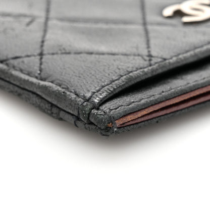 Chanel Lambskin Quilted Card Holder Black 11 of 12