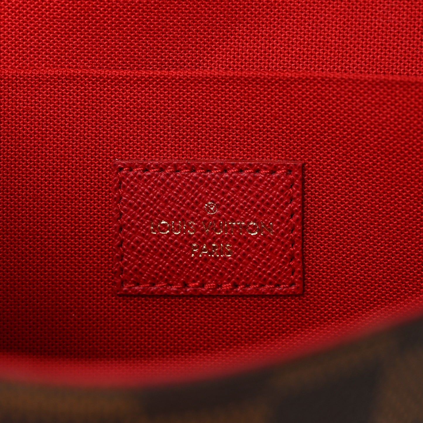 Damier Ebene Pochette Felicie Chain Wallet