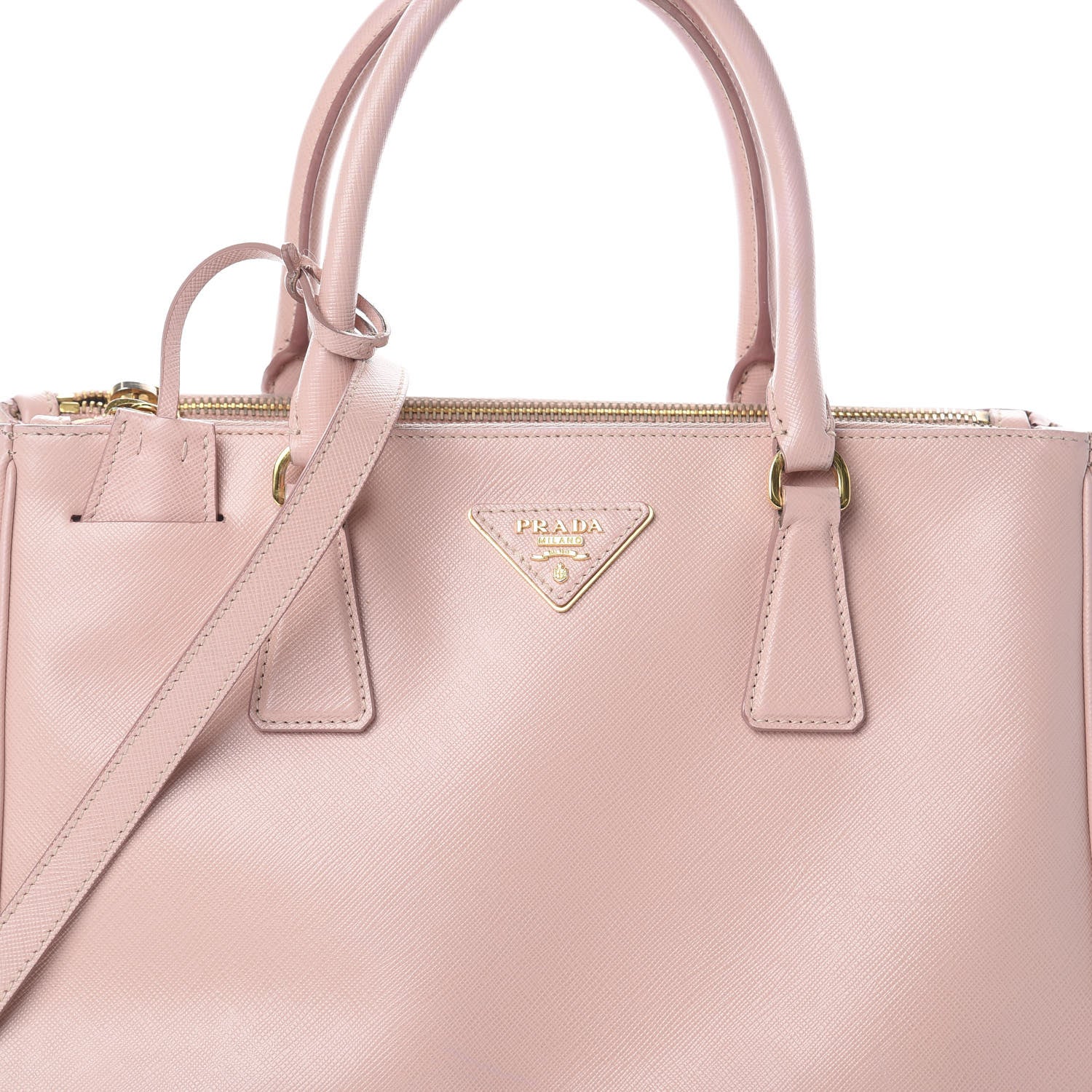 Prada Saffiano Medium Galleria Double Zip Tote Orchidea 8 of 8