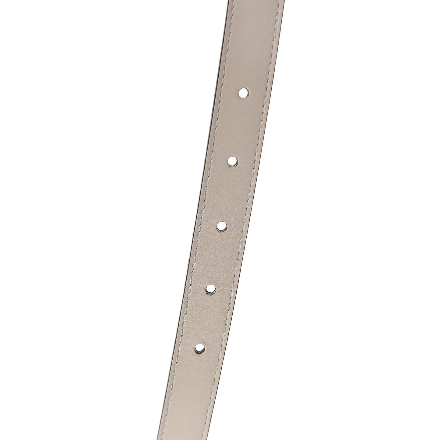Calfskin Double G 20mm Belt 80 32 Mystic White